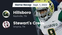 Recap: Hillsboro  vs. Stewart's Creek  2023