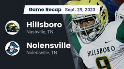 Recap: Hillsboro  vs. Nolensville  2023