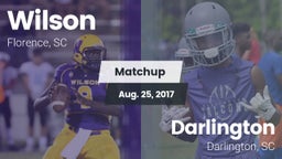 Matchup: Wilson vs. Darlington  2017