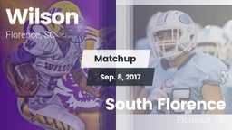 Matchup: Wilson vs. South Florence  2017