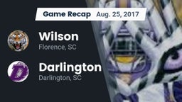 Recap: Wilson  vs. Darlington  2017