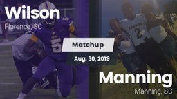 Matchup: Wilson vs. Manning  2019