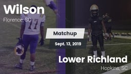 Matchup: Wilson vs. Lower Richland  2019