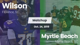 Matchup: Wilson vs. Myrtle Beach  2019