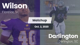 Matchup: Wilson vs. Darlington  2020