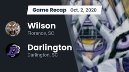 Recap: Wilson  vs. Darlington  2020