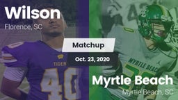 Matchup: Wilson vs. Myrtle Beach  2020