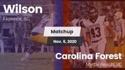 Matchup: Wilson vs. Carolina Forest  2020