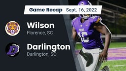 Recap: Wilson  vs. Darlington  2022