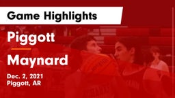 Piggott  vs Maynard  Game Highlights - Dec. 2, 2021