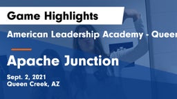 American Leadership Academy - Queen Creek vs Apache Junction  Game Highlights - Sept. 2, 2021