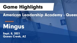 American Leadership Academy - Queen Creek vs Mingus Game Highlights - Sept. 8, 2021