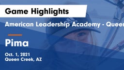 American Leadership Academy - Queen Creek vs Pima  Game Highlights - Oct. 1, 2021