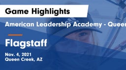 American Leadership Academy - Queen Creek vs Flagstaff  Game Highlights - Nov. 4, 2021