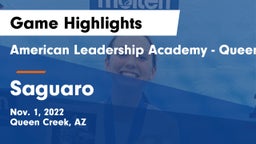 American Leadership Academy - Queen Creek vs Saguaro  Game Highlights - Nov. 1, 2022