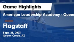 American Leadership Academy - Queen Creek vs Flagstaff  Game Highlights - Sept. 23, 2023