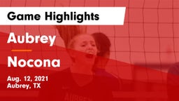 Aubrey  vs Nocona  Game Highlights - Aug. 12, 2021