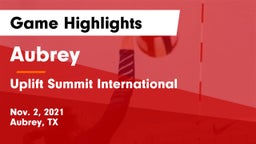 Aubrey  vs Uplift Summit International  Game Highlights - Nov. 2, 2021