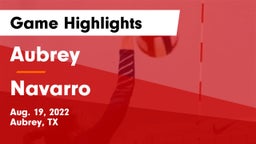 Aubrey  vs Navarro Game Highlights - Aug. 19, 2022