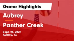 Aubrey  vs Panther Creek Game Highlights - Sept. 23, 2022