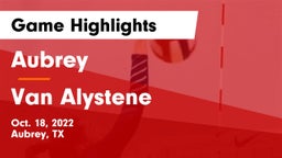 Aubrey  vs Van Alystene Game Highlights - Oct. 18, 2022