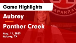 Aubrey  vs Panther Creek Game Highlights - Aug. 11, 2023