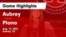 Aubrey  vs Plano Game Highlights - Aug. 12, 2023