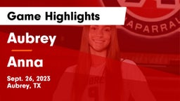 Aubrey  vs Anna  Game Highlights - Sept. 26, 2023