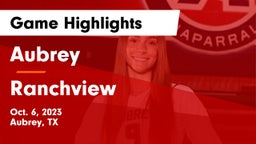 Aubrey  vs Ranchview Game Highlights - Oct. 6, 2023
