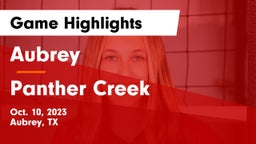 Aubrey  vs Panther Creek  Game Highlights - Oct. 10, 2023