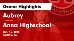 Aubrey  vs Anna Highschool Game Highlights - Oct. 13, 2023