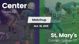 Matchup: Center vs. St. Mary's  2019