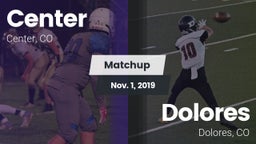 Matchup: Center vs. Dolores  2019