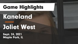 Kaneland  vs Joliet West  Game Highlights - Sept. 24, 2021