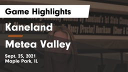 Kaneland  vs Metea Valley  Game Highlights - Sept. 25, 2021