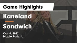 Kaneland  vs Sandwich  Game Highlights - Oct. 6, 2022