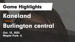 Kaneland  vs Burlington central  Game Highlights - Oct. 15, 2022