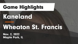 Kaneland  vs Wheaton St. Francis Game Highlights - Nov. 2, 2022