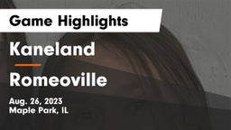 Kaneland  vs Romeoville  Game Highlights - Aug. 26, 2023