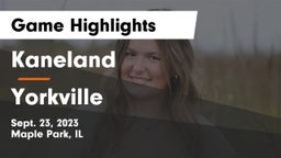 Kaneland  vs Yorkville  Game Highlights - Sept. 23, 2023