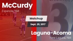 Matchup: McCurdy vs. Laguna-Acoma  2017