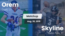 Matchup: Orem vs. Skyline  2019
