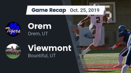 Recap: Orem  vs. Viewmont  2019