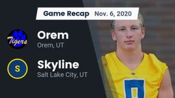 Recap: Orem  vs. Skyline  2020