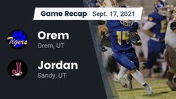 Recap: Orem  vs. Jordan  2021