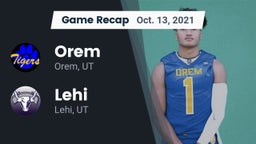 Recap: Orem  vs. Lehi  2021