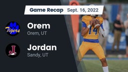 Recap: Orem  vs. Jordan  2022