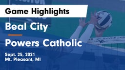 Beal City  vs Powers Catholic  Game Highlights - Sept. 25, 2021