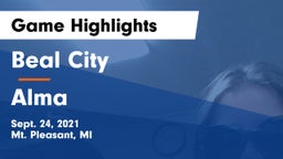 Beal City  vs Alma  Game Highlights - Sept. 24, 2021