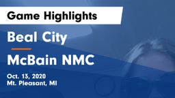Beal City  vs McBain NMC Game Highlights - Oct. 13, 2020